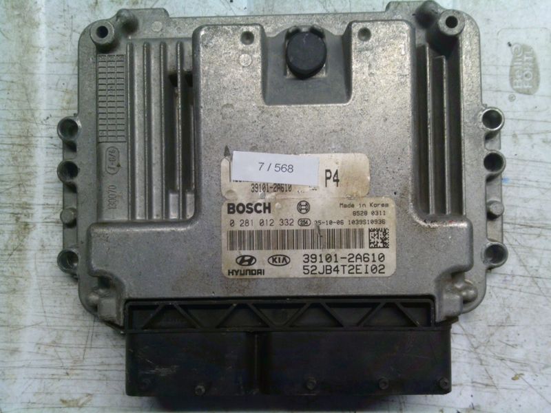 7-568 Centralina Motore Bosch 0 281 012 332 0281012332 39101-2A610 1039S10936   KIA Diesel RIO