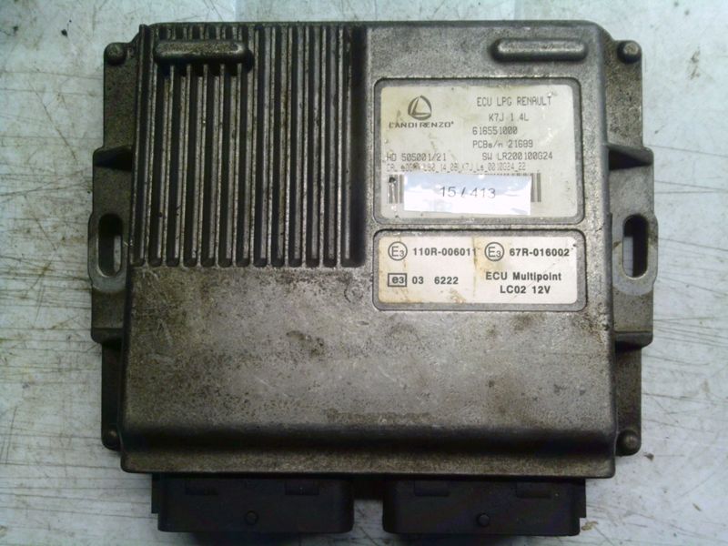 15-413 Centralina Gas Gpl Landi Renzo 616551000   K7J 1.4 L HD 505001/21 SW LR200100G24  RENAULT Benzina / Gpl Varie