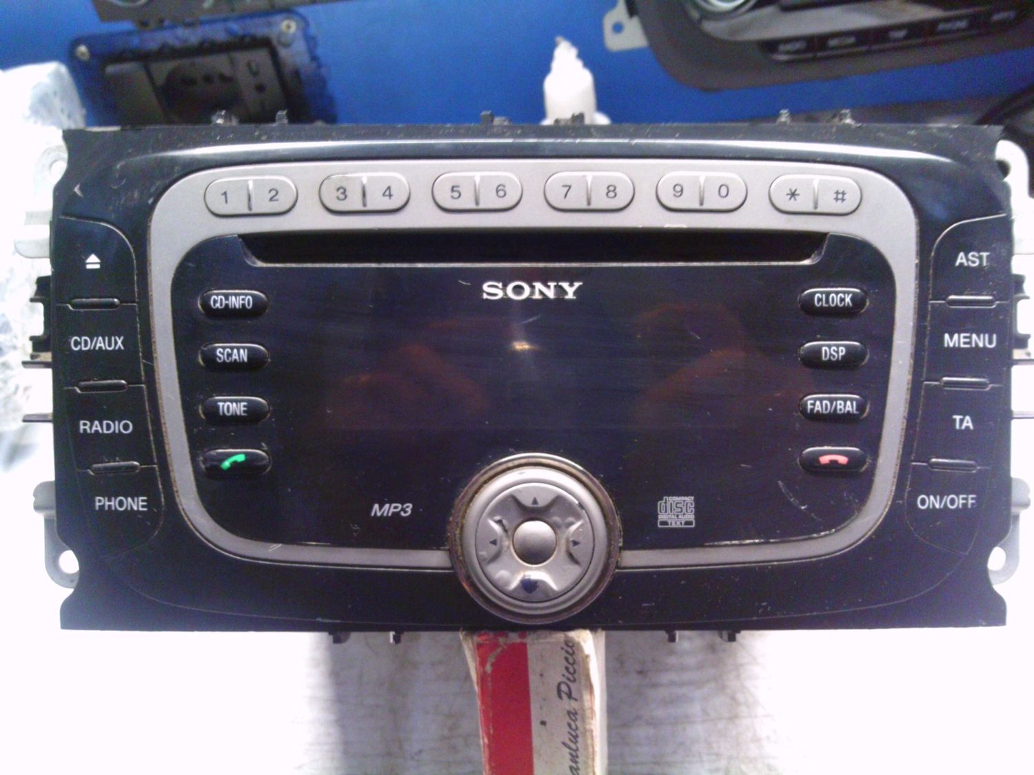 20-775 Autoradio Sony 7M5T-18C939-JE 7M5T18C939JE CD3XX-CDI-ISLAND-KW2000 CDX-FS307JE   FORD  Focus
