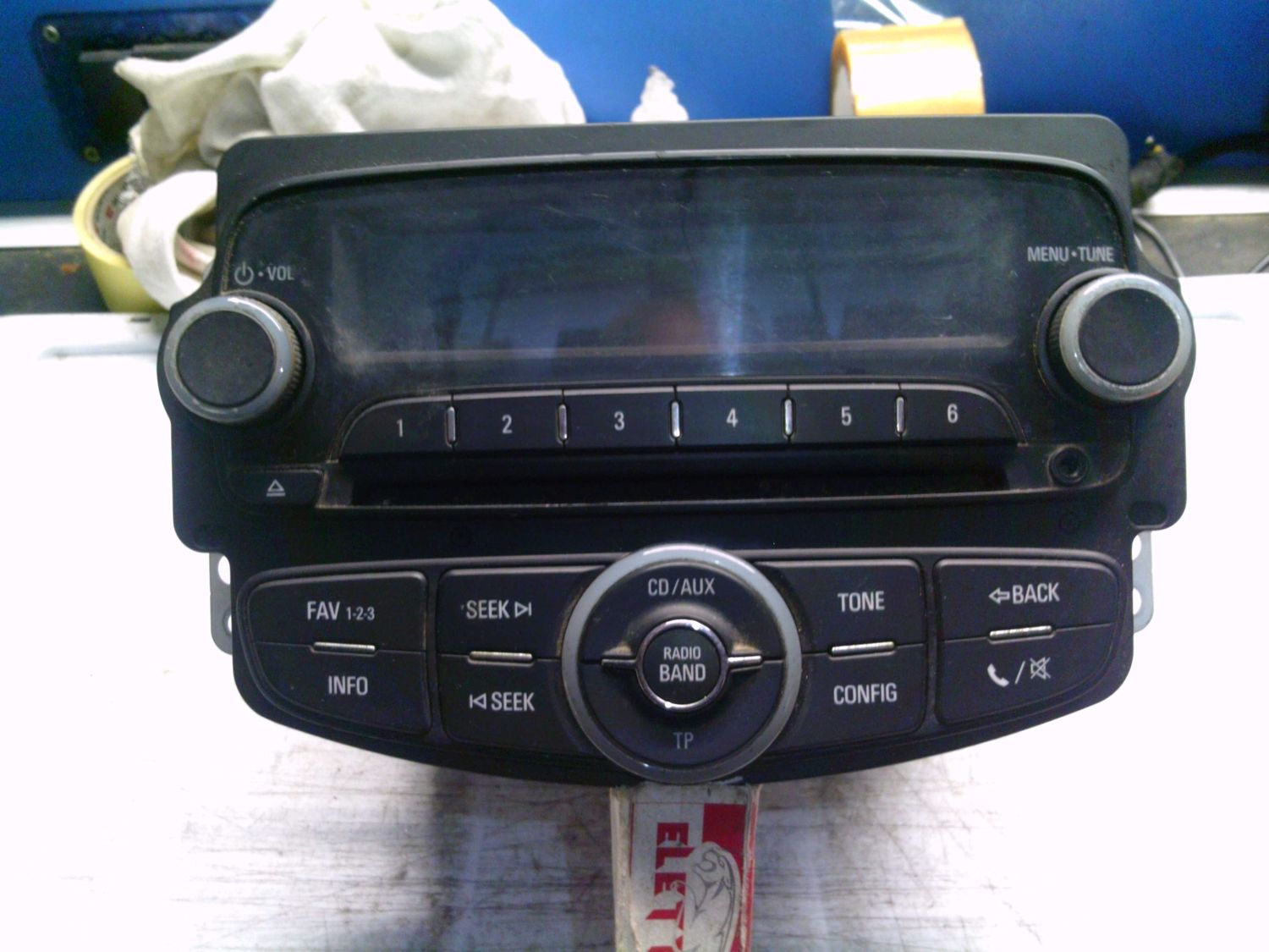 20-778 Autoradio Chevrolet 95494106   AA6P 95494106   CHEVROLET  Aveo