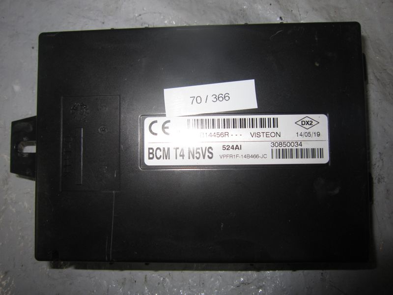 70-366 Modulo Controllo Bcm Visteon BCM T4 N5VS BCMT4N5VS 284B14456R 524AI   RENAULT  Captur