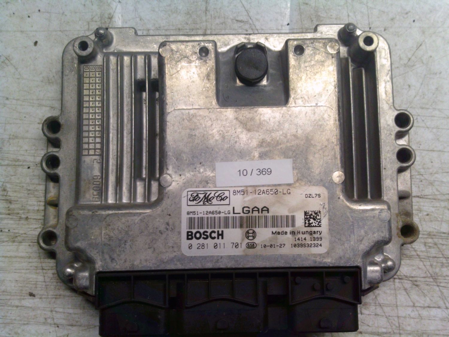 10-369 Centralina Motore Bosch 0 281 011 701 0281011701 8M51-12A650-LG 1039S32324 LGAA  FORD Diesel Focus