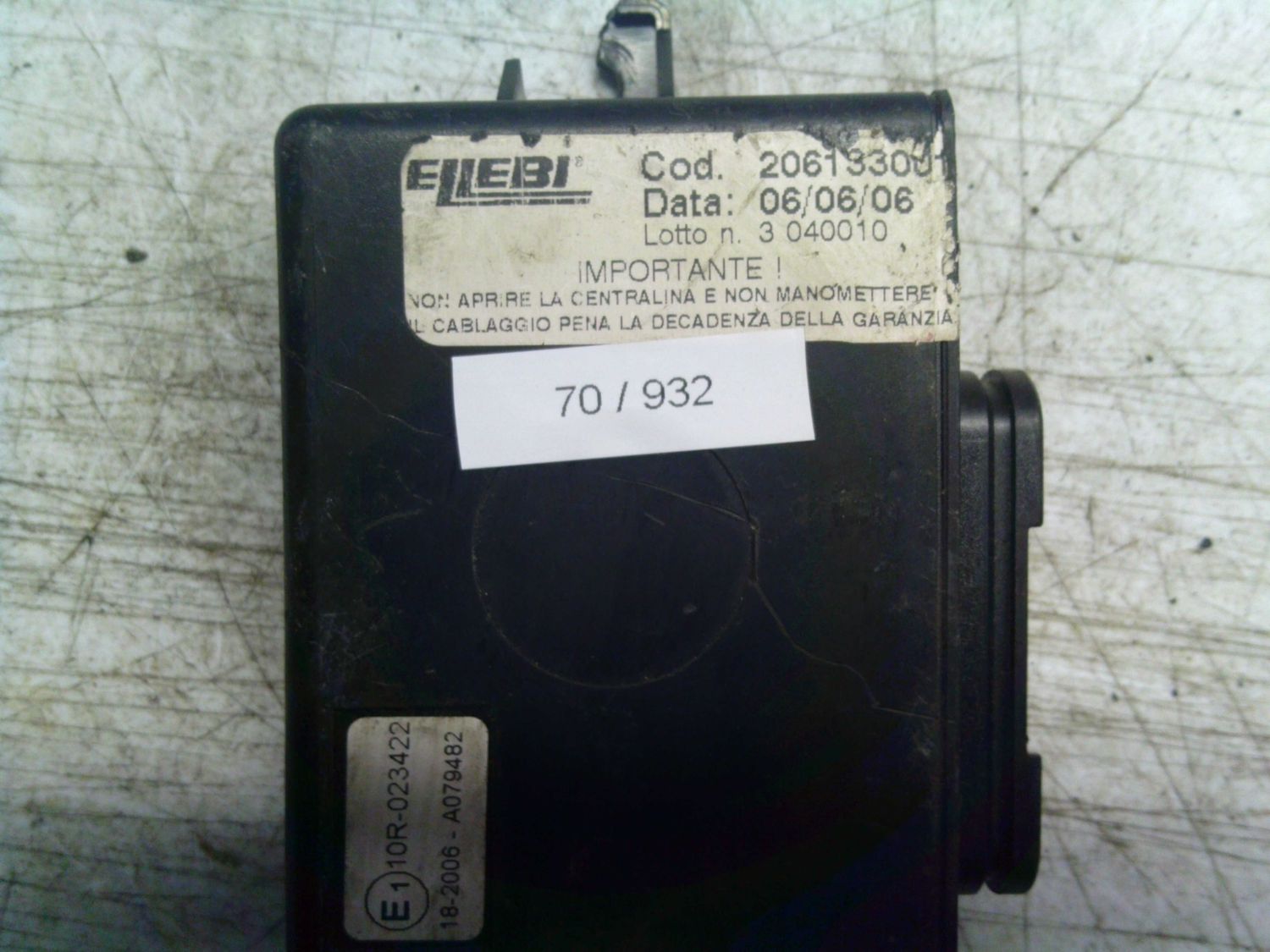 70-932 Modulo Gancio Traino Ellebi 20613300