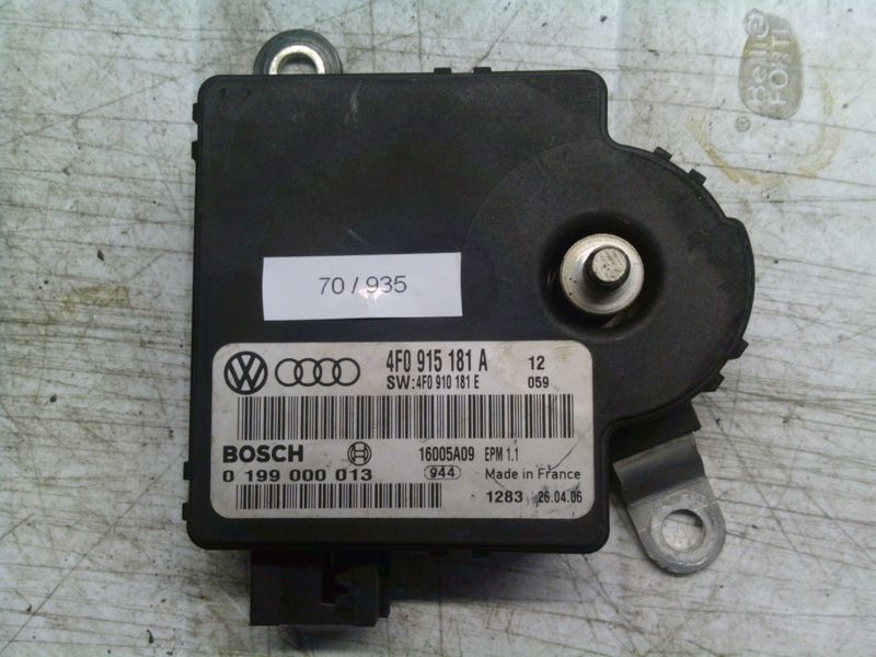 70-935 Modulo Di Controllo Bosch 0 199 000 013 0199000013 4F0 915 181 A SW: 4F0 910 181 E EPM1.1  AUDI  Varie