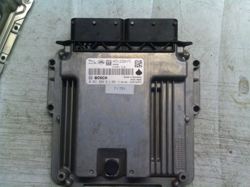 7-571 Centralina Motore Bosch 0 281 034 814 0281034814 HX73-12C520-FFE 1039T20279   LAND ROVER Diesel Evoque