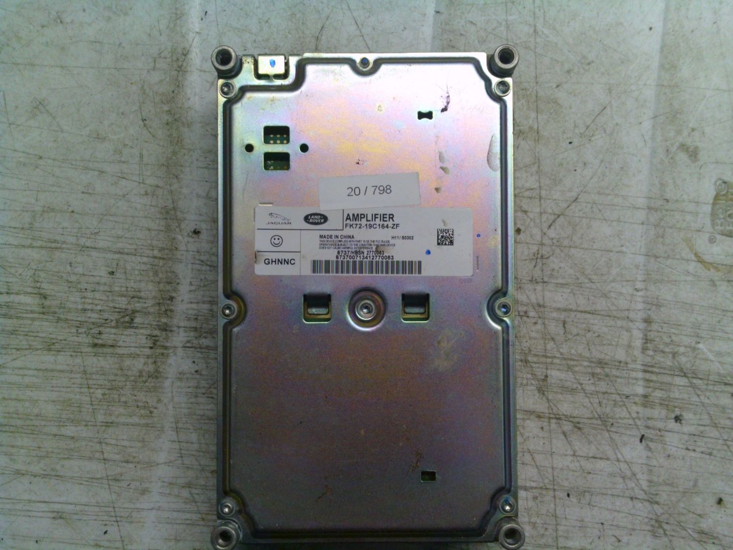 20-798 Amplificatore Audio Land Rover FK72-19C164-ZF FK7219C164ZF     LAND ROVER  Discovery