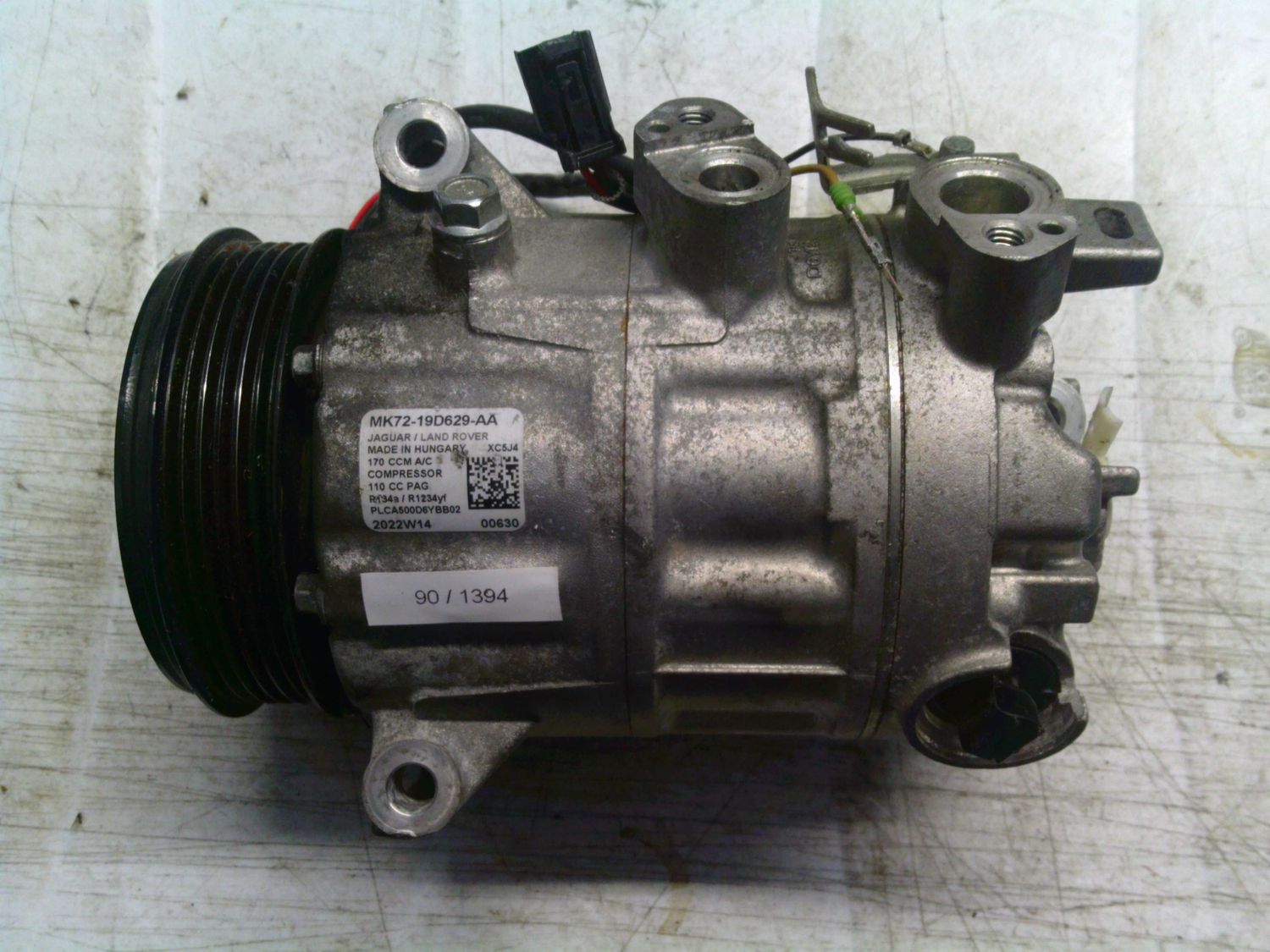 90-1394 Compressore Aria Condizionata Land Rover MK72-19D629-AA MK7219D629AA 170 CCM A/C    LAND ROVER  VARIE