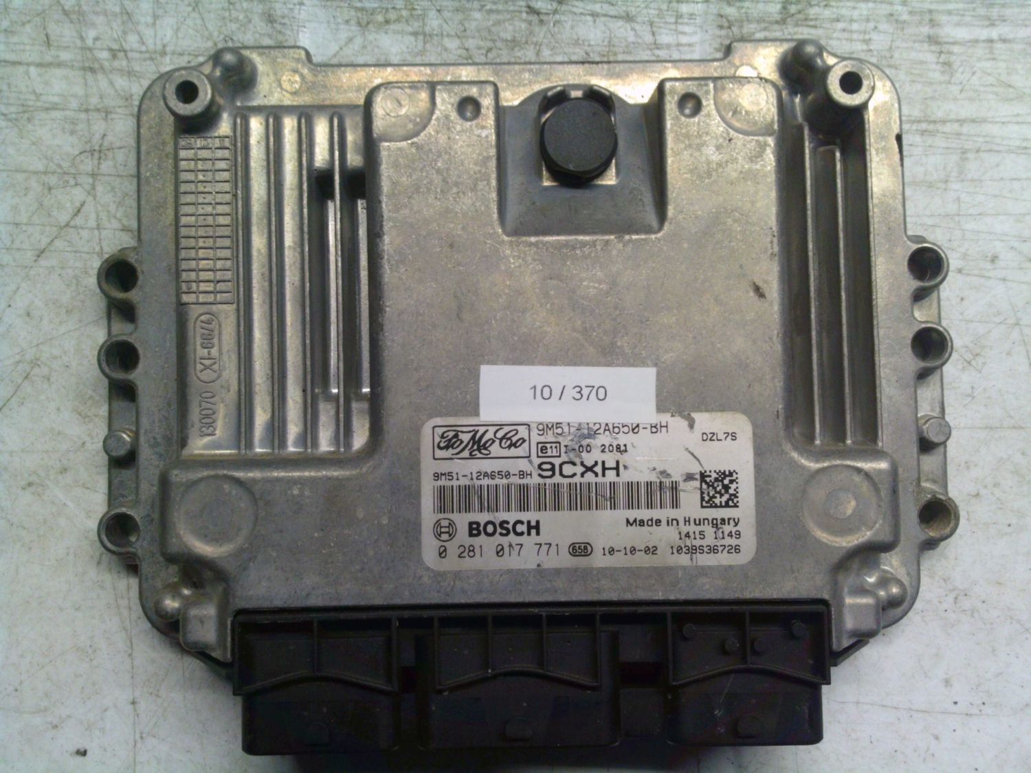 10-370 Centralina Motore Bosch 0 281 017 771 0281017771 9M51-12A650-BH 1039S36726   FORD Diesel FOCUS