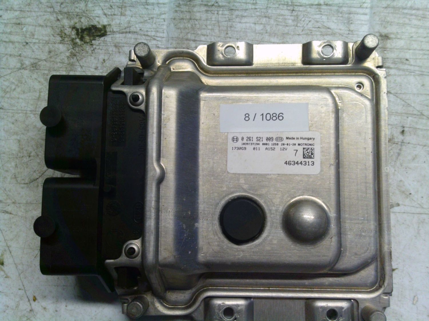8-1086 Centralina Motore Motronic 0 261 S21 009 0261S21009 46344313 1039T37194 500  ABART  FIAT Benzina 500 8-1086 Centralina Motore Motronic 0 261 S21 009 0261S21009 46344313 1039T37194 500  ABART  FIAT Benzina 500