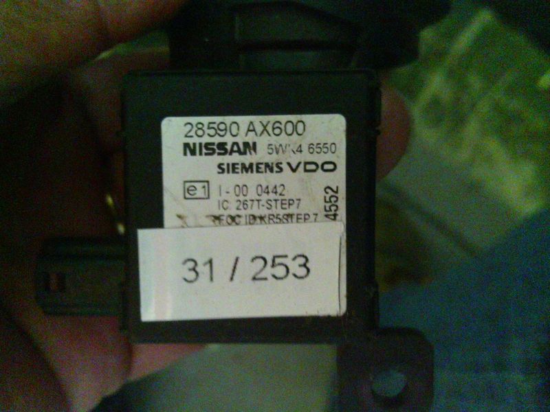 31-253 Sensore Antenna Immobilizer Nissan 28590 AX600 28590AX600 5WK4 6550     NISSAN  Primera