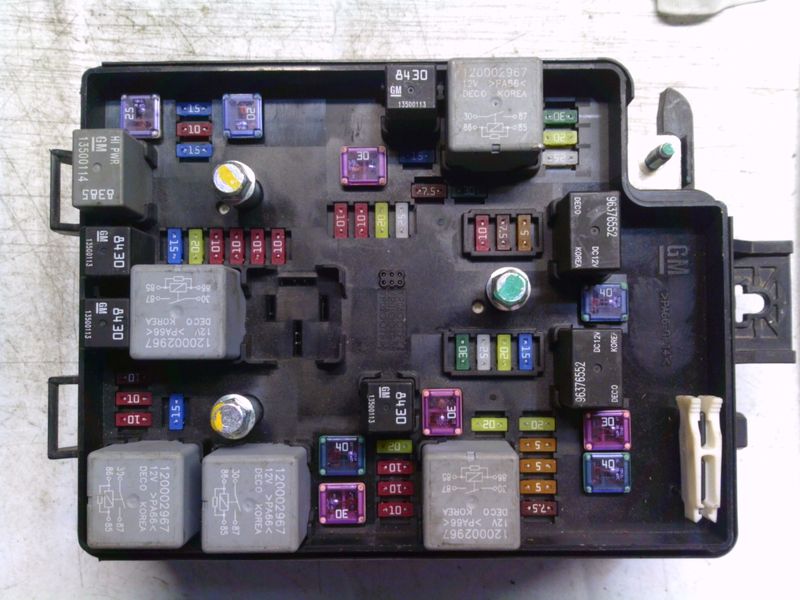 60-398 Scatola Fusibili Gm 95462803       CHEVROLET  AVEO