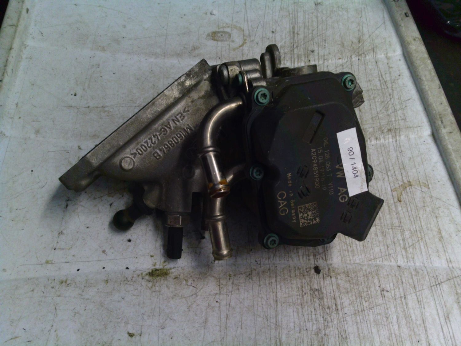 90-1404 Corpo Farfallato Valeo 04L 128 063 T 04L128063T A2C94859900 M160864 B   VOLKSWAGEN Diesel VARIE