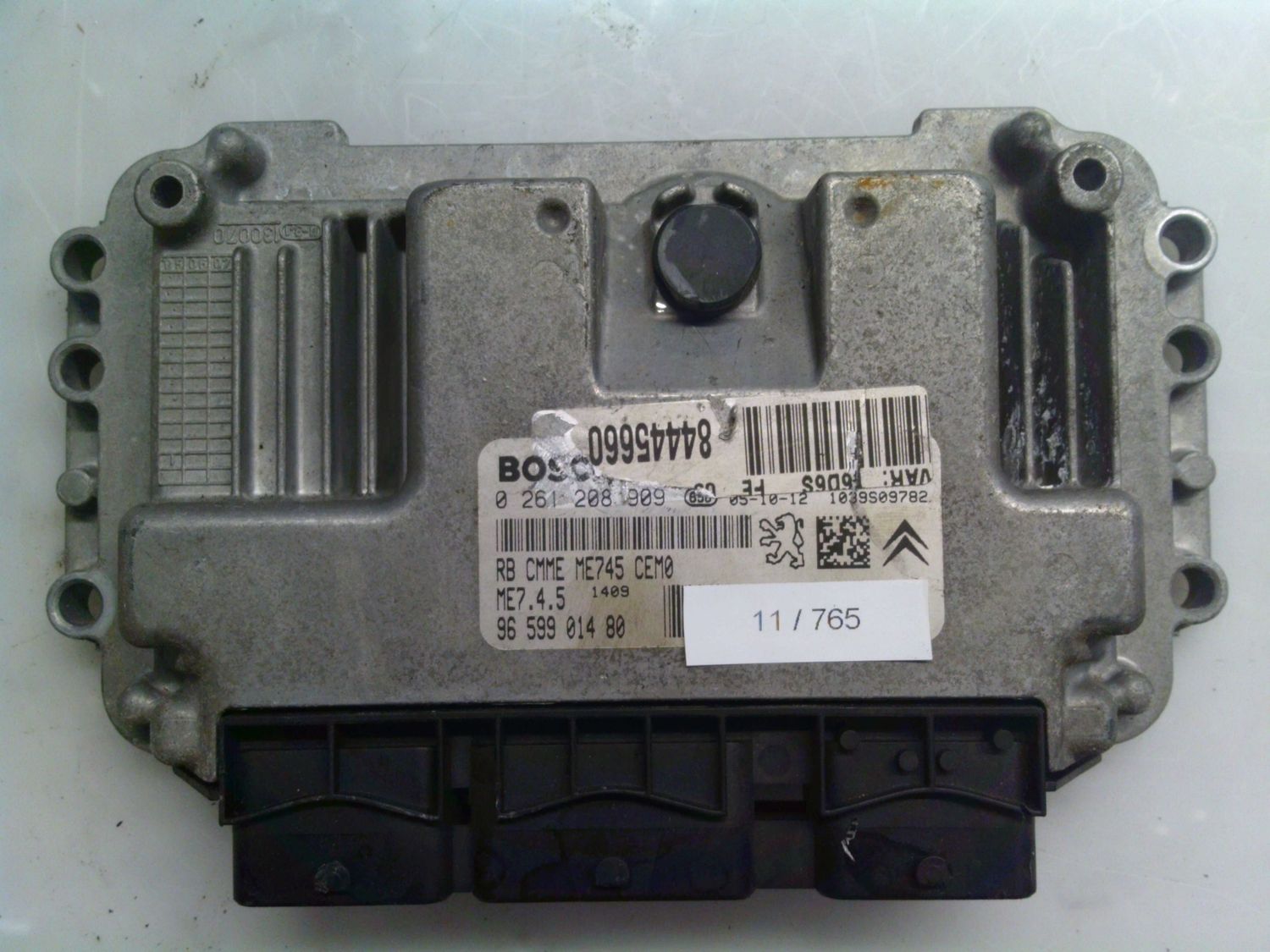 11-765 Centralina Motore Bosch 0 261 208 909 0261208909 96 599 014 80 1039S09782 ME7.4.5 PEUGEOT Benzina 307 11-765 Centralina Motore Bosch 0 261 208 909 0261208909 96 599 014 80 1039S09782 ME7.4.5 PEUGEOT Benzina 307