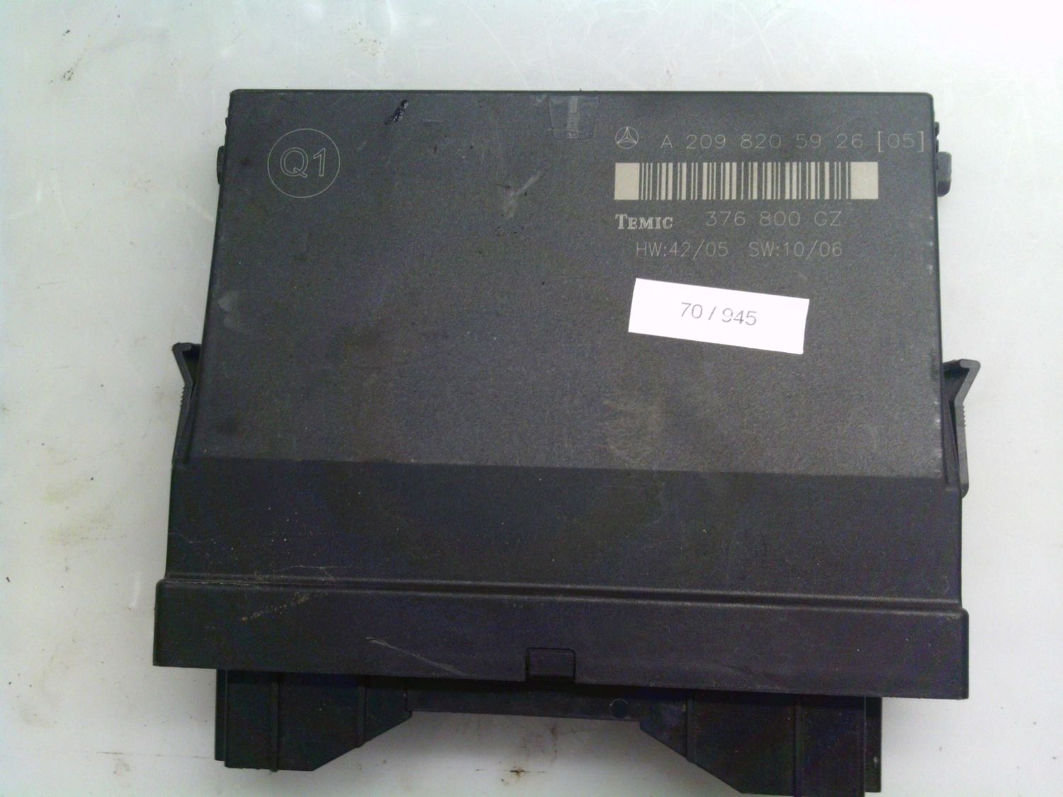 70-945 Modulo di Controllo Temic A 209 820 59 26 A2098205926 376 800 GZ MERCEDES CLK 70-945 Modulo di Controllo Temic A 209 820 59 26 A2098205926 376 800 GZ MERCEDES CLK