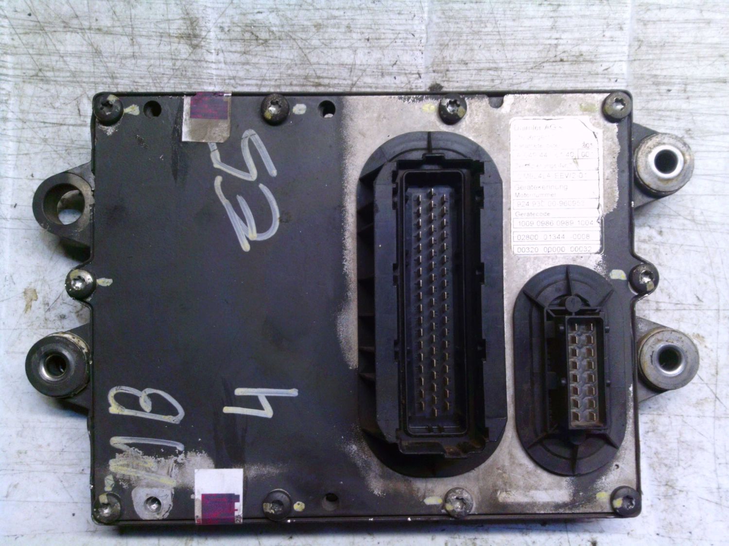 2-278 Centralina Motore Temic A 049 447 61 40 001 A0494476140001 007 446 59 40 ZGS 001 924 930-00-960953 OM924LA EEV/2-01 MERCEDES Diesel VARIE