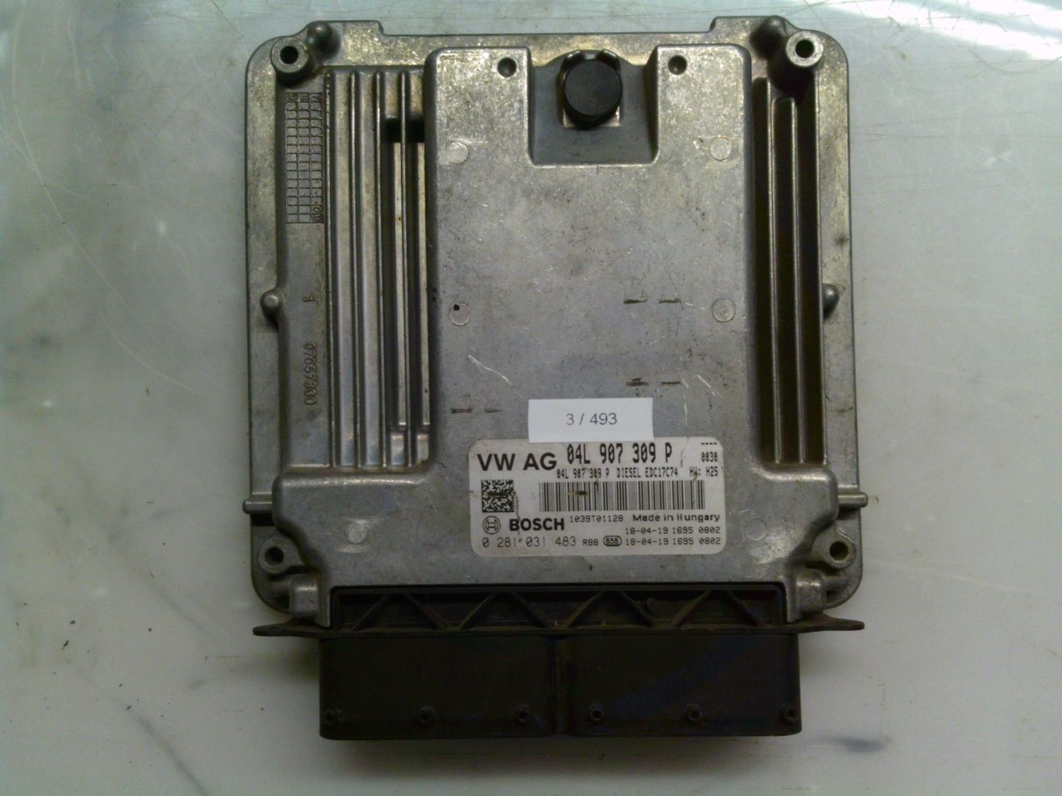 3-493 Centralina Motore Bosch 0 281 031 483 0281031483 04L 907 309 P 1039T01128 EDC17C74 VOLKSWAGEN Diesel Varie 3-493 Centralina Motore Bosch 0 281 031 483 0281031483 04L 907 309 P 1039T01128 EDC17C74 VOLKSWAGEN Diesel Varie