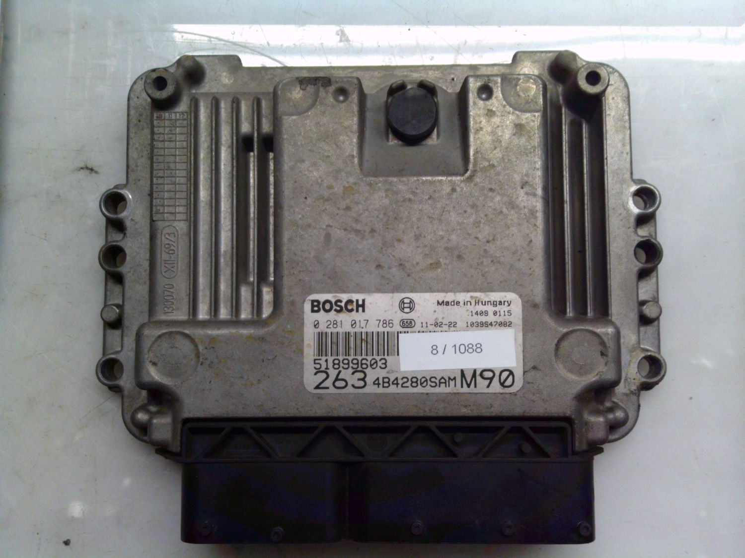 8-1088 Centralina Motore Bosch 0 281 017 786 0281017786 51899603 1039S47082 263 4B4280SAM M90  FIAT Diesel DOBLO'