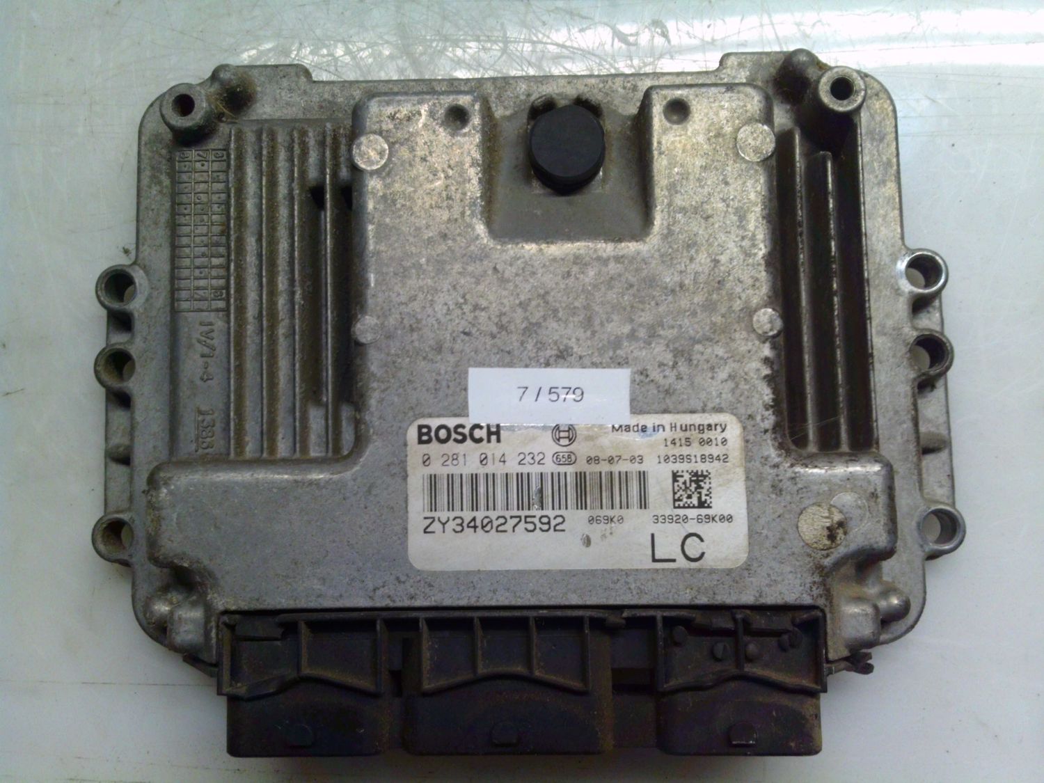 7-579 Centralina Motore Bosch 0 281 014 232 0281014232 ZY34027592 1039S18942 SUZUKI Diesel 4 X 4 7-579 Centralina Motore Bosch 0 281 014 232 0281014232 ZY34027592 1039S18942 SUZUKI Diesel 4 X 4