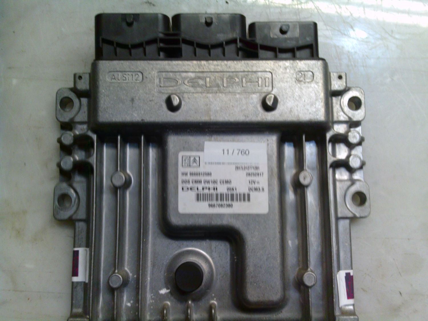 11-760 Centralina Motore Delphi 28252917 96669112580 DDS CMM DW10C CEMO DCM3.5 CITROEN / PEUGEOT Diesel Varie 11-760 Centralina Motore Delphi 28252917 96669112580 DDS CMM DW10C CEMO DCM3.5 CITROEN / PEUGEOT Diesel Varie