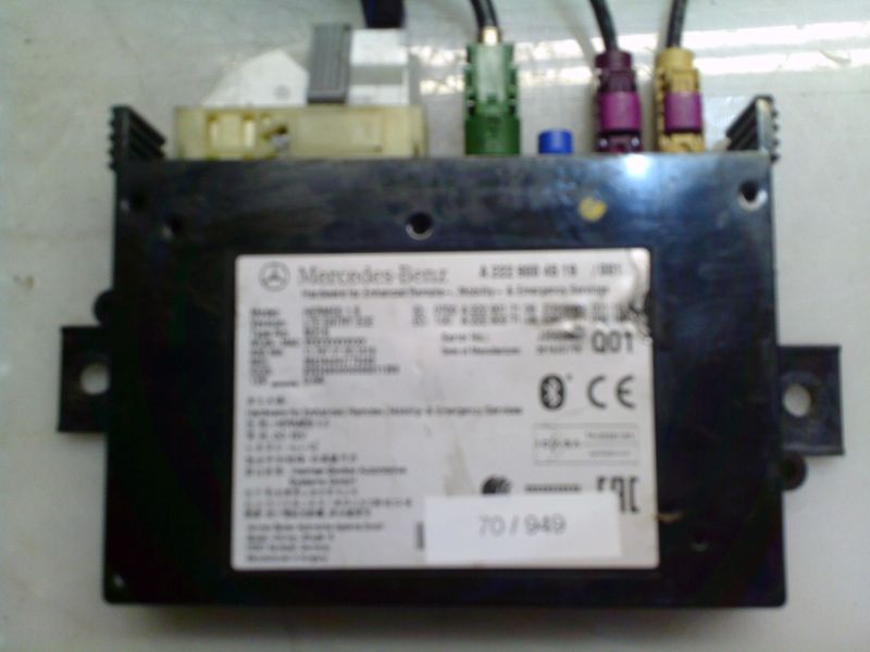 70-949 Centralina Controllo Telematico Becker A 222 900 45 19 / 001 A2229004519001 HERMES 2.1    MERCEDES  Varie