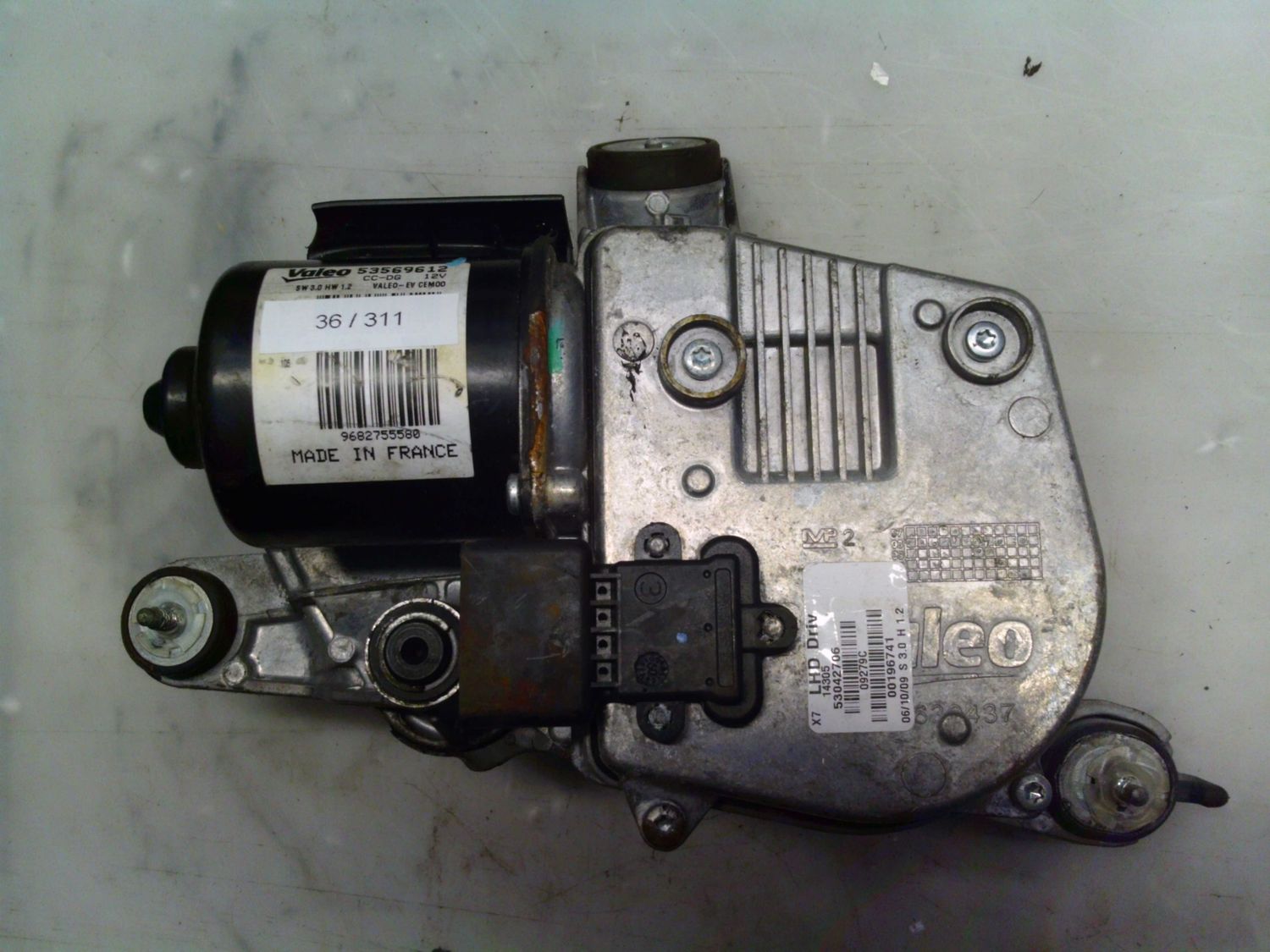 36-311 Motorino Tergicristallo Valeo 53569612       CITROEN  C 5