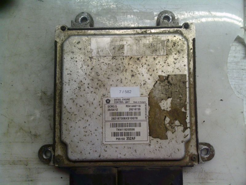 7-582 Centralina Motore Chrysler R0414A011A   28218730   DCM3.5 PO5150 352AF JEEP Diesel Compass