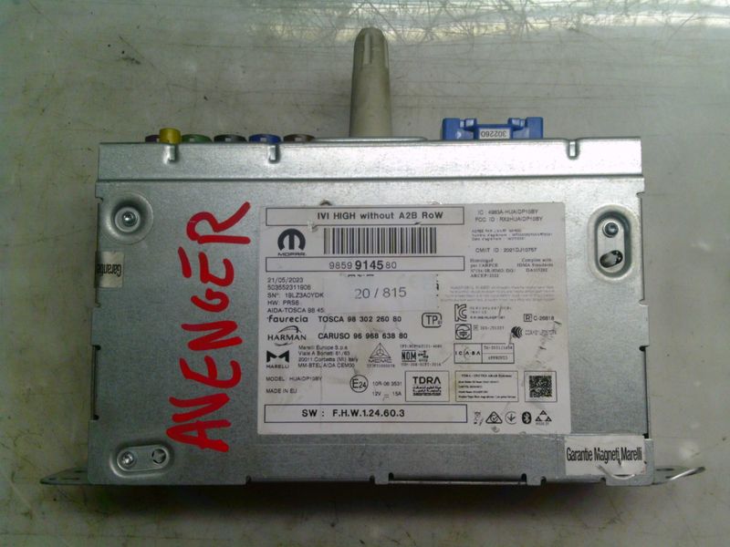 20-815 Autoradio Harman 9859914580   9830226080 9696863880   JEEP  AVENGER