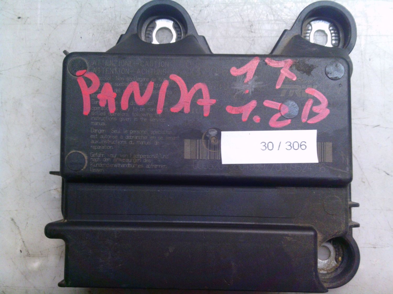 30-306 Centralina Airbag Trw 00052043604   93977-D219    FIAT  Panda