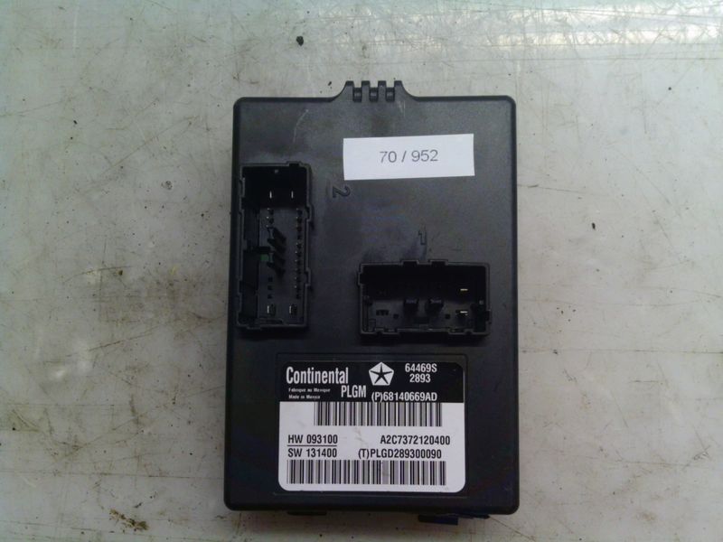 70-952 Modulo di Controllo Continental 68140669AD   A2C7372120400 HW: 093100 SW: 131400  JEEP  GRAND CHEROKEE