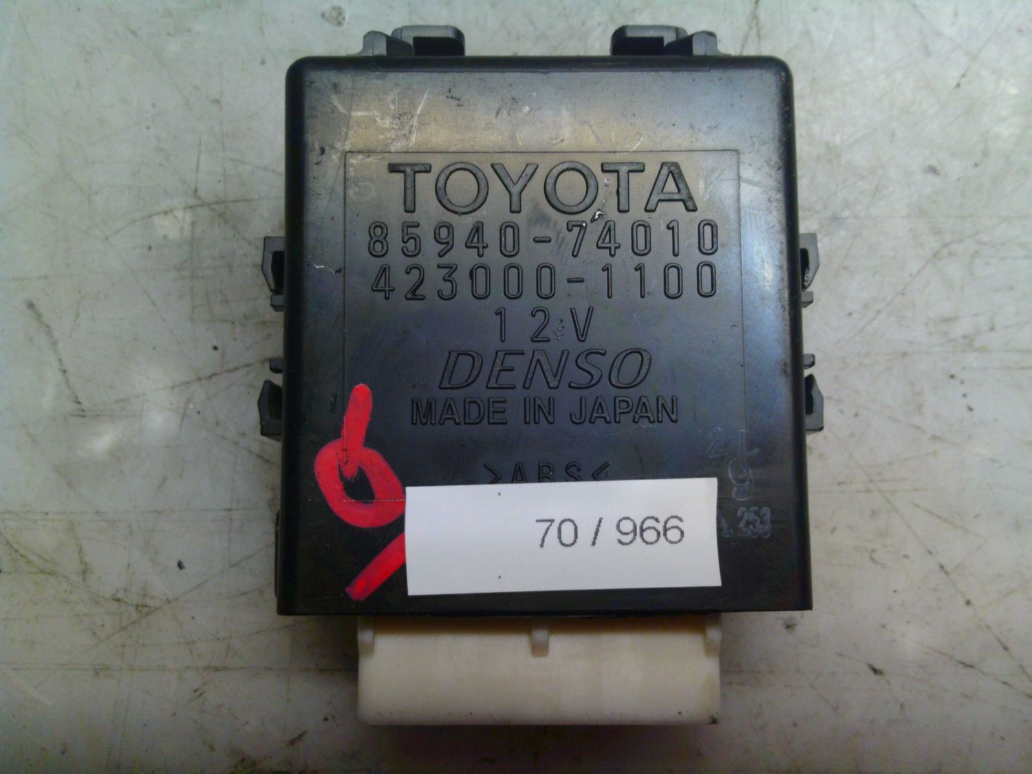 70-966 Modulo Chiusura Centralizzata Denso 85940-74010 8594074010 423000-1100    TOYOTA  IQ