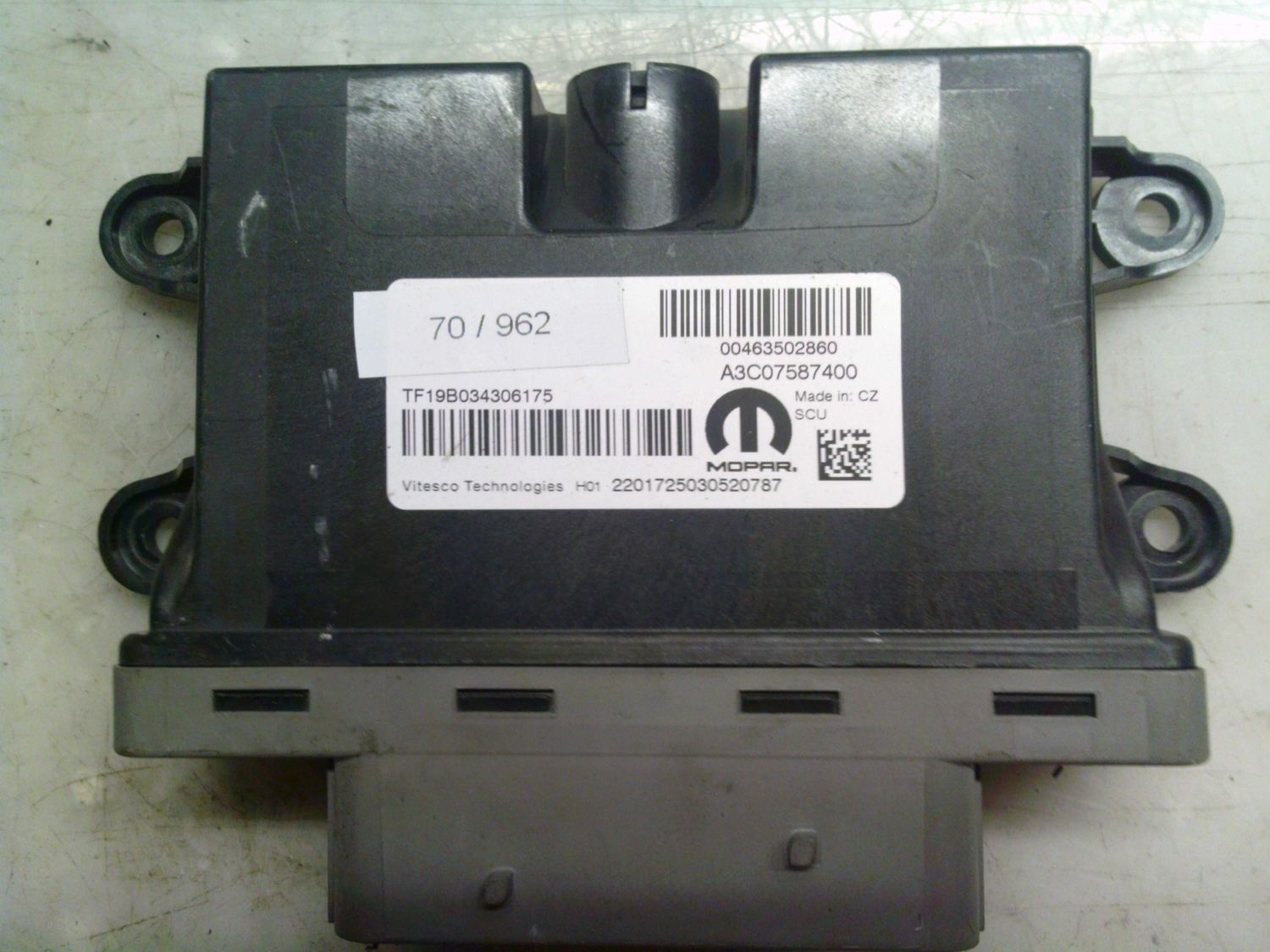 70-962 Centralina ADBlue Mopar A3C07587400   00463502860    FIAT Diesel 500