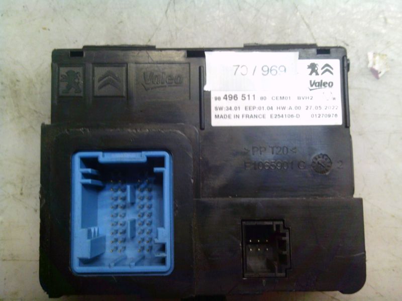 70-969 Centralina Clima Valeo 9849651180   CEM01  BVH2 SW 34.01 HW A.00  CITROEN / PEUGEOT  Varie