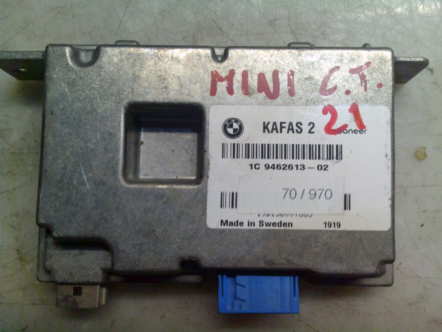 70-970 Modulo Telecamera Bmw KAFAS 2 KAFAS2 1C 9462613-02 MINI Countryman 70-970 Modulo Telecamera Bmw KAFAS 2 KAFAS2 1C 9462613-02 MINI Countryman