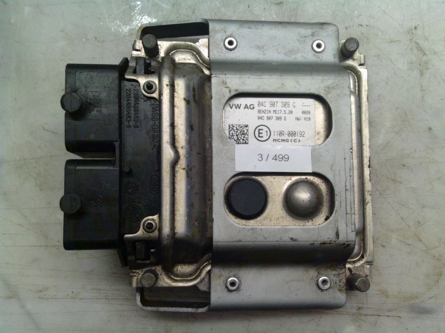 3-499 Centralina Motore Bosch 0 261 S07 153 0261S07153 04C 907 309 G 110R-000192 ME17.5.20  VOLKSWAGEN Benzina VARIE