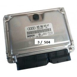 3-504 Centralina Motore Bosch 0 281 011 100 0281011100 045 906 019 AT 1039S00787 EDC15P+  AUDI Diesel A 2