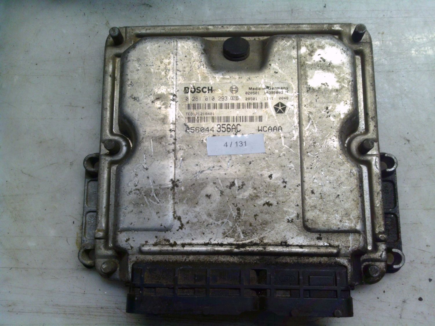 4-131 Centralina Motore Bosch 0 281 010 293 0281010293 P56044356AC 1039S00334 WCAAA  JEEP Diesel GRAND CHEROKEE