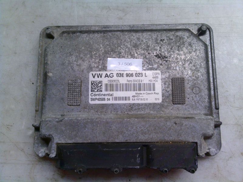 3-506 Centralina Motore Continental 5WP40506   03D 906 023 SIMOS 9.1   SEAT Benzina Varie