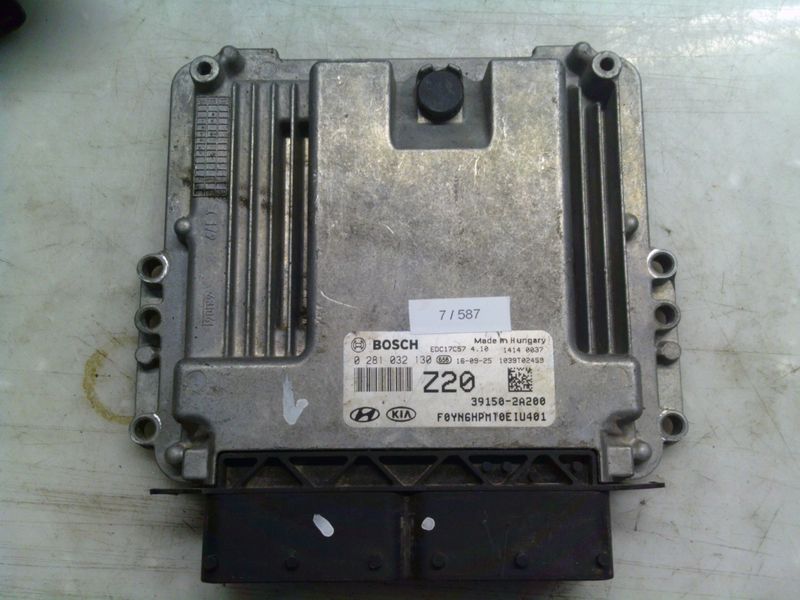 7-587 Centralina Motore Bosch 0 281 032 130 0281032130 39150-2A200 1039T02459 Z20  KIA Diesel SPORTAGE