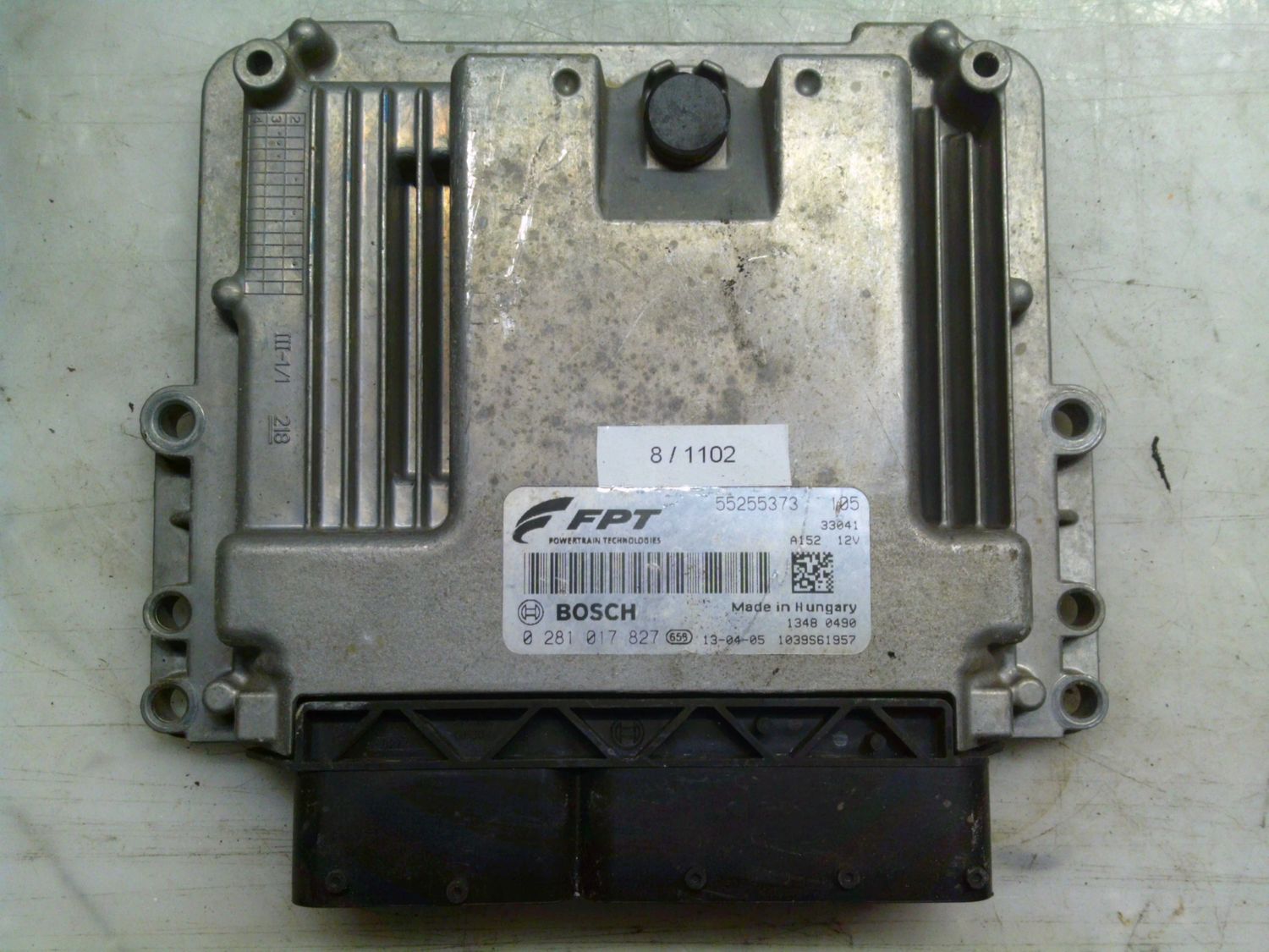 8-1102 Centralina Motore Bosch 0 281 017 827 0281017827 55255373 1039S61957   FIAT Diesel 500