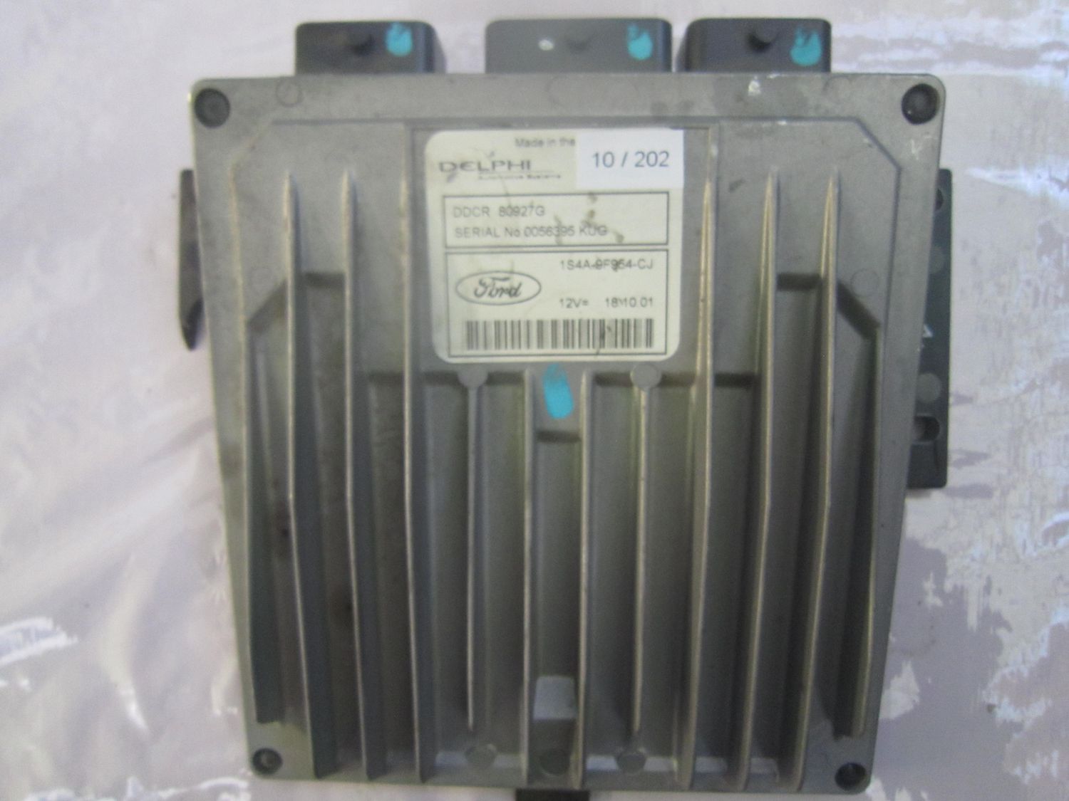 10-202 Centralina Motore Delphi 1S4A-9F954-CJ 1S4A9F954CJ   DDCR 80927G  FORD Diesel Focus