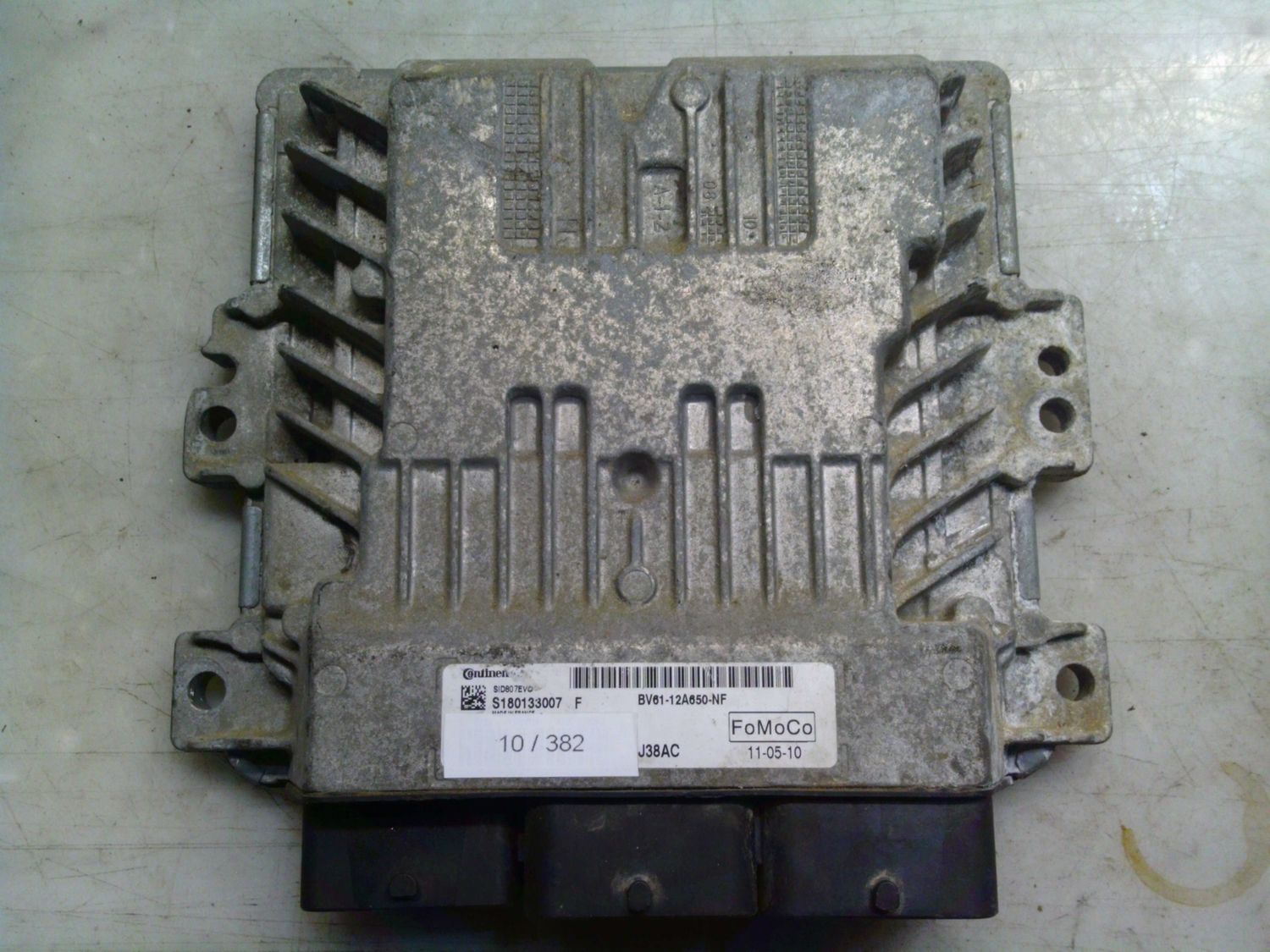 10-382 Centralina Motore Continental S180133007 F S180133007F BV61-12A650-NF J38AC SID807EVO  FORD Diesel FOCUS