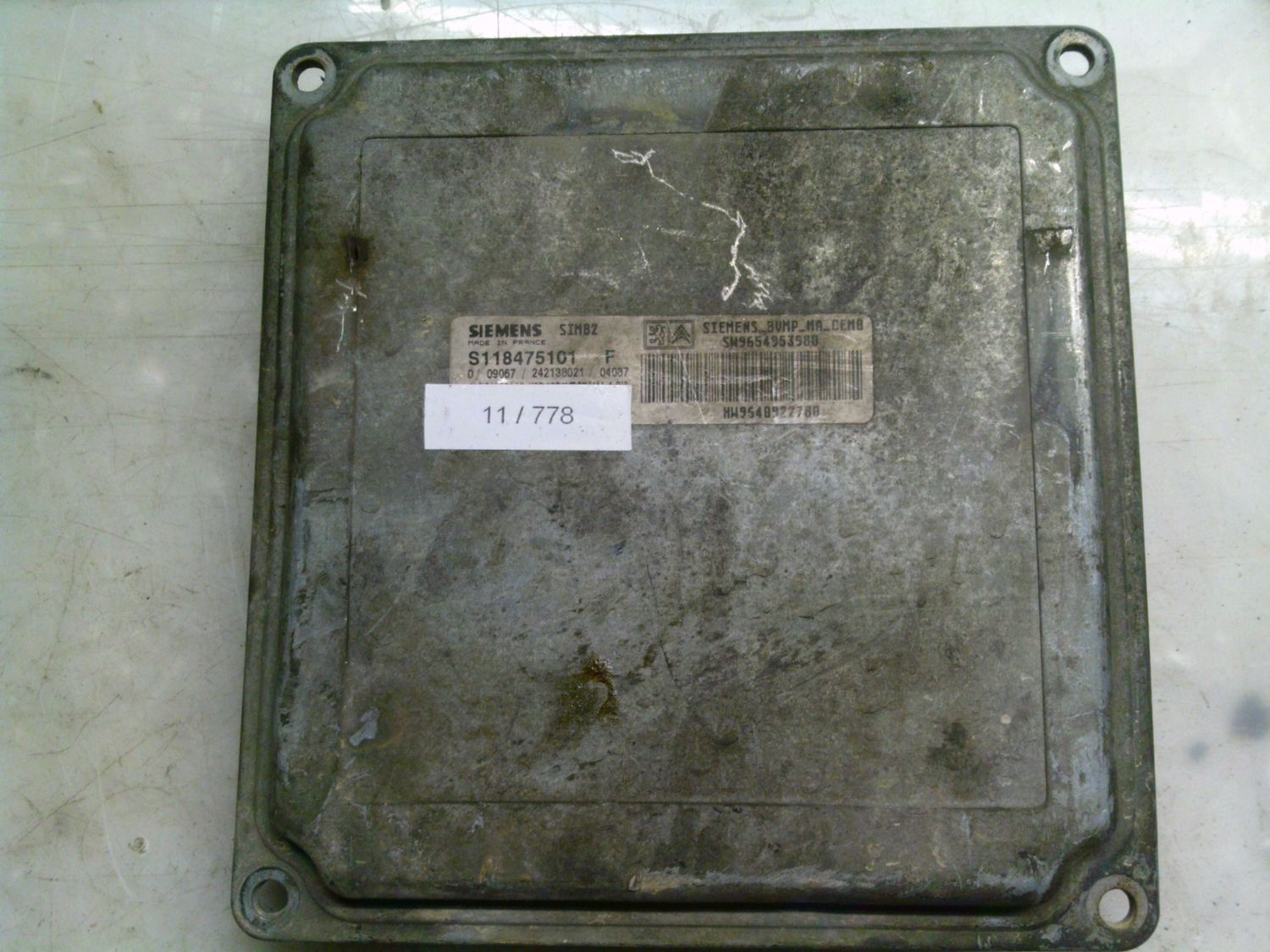 11-778 Centralina Cambio Automatico Siemens S118475101   9654953980 9648822780 SIM82  CITROEN / PEUGEOT  Varie