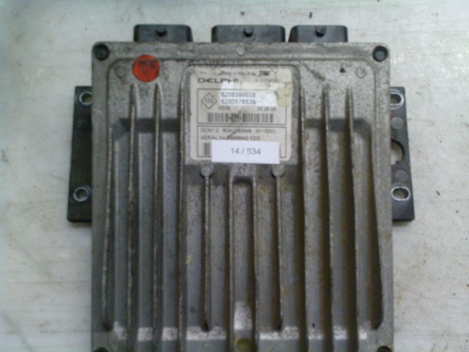 14-534 Centralina Motore Delphi R0410B034B   8200399038 8200576539 DCM1.2  RENAULT Diesel Modus