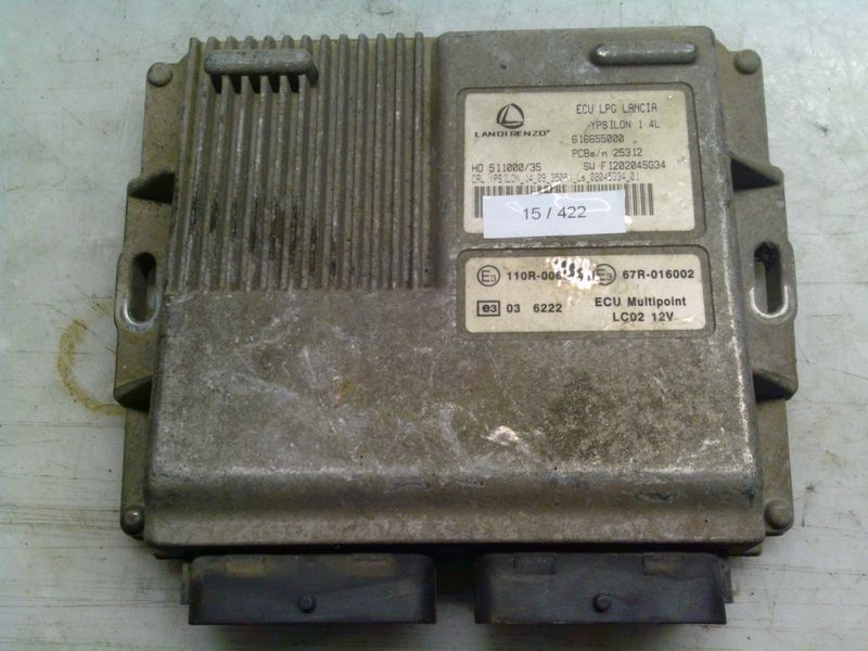 15-422 Centralina Gas Gpl Landi Renzo 616655000   511000/35 FI202049G34 67R-016002  LANCIA Benzina / Gpl Ypsilon