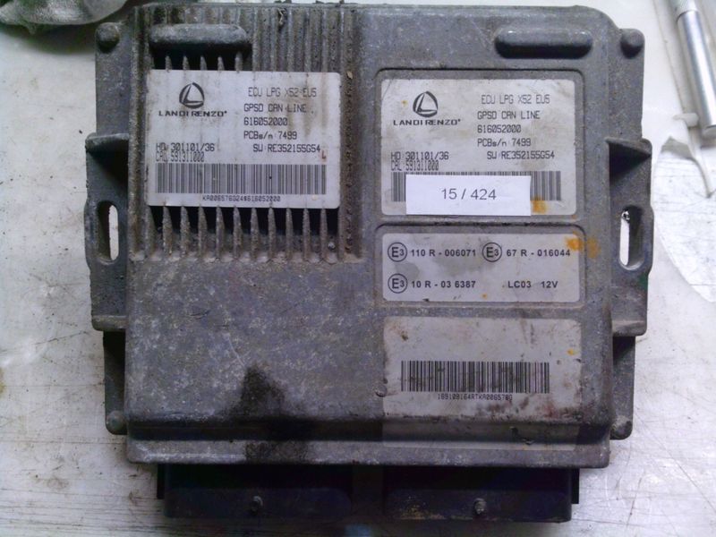 15-424 Centralina Gas GPL Landi Renzo 616052000   301101/36 770301101   DACIA Benzina / GPL Logan