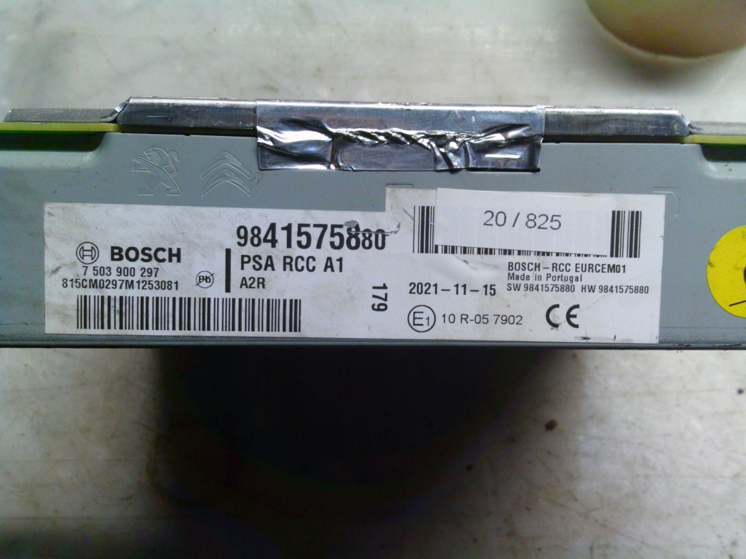 20-825 Navigatore Bosch 9841575880 7 503 900 297 PSA RCC A1 CITROEN C 3 20-825 Navigatore Bosch 9841575880 7 503 900 297 PSA RCC A1 CITROEN C 3