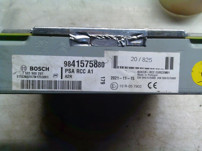 20-825 Navigatore Bosch 9841575880   7 503 900 297 PSA RCC A1   CITROEN  C 3