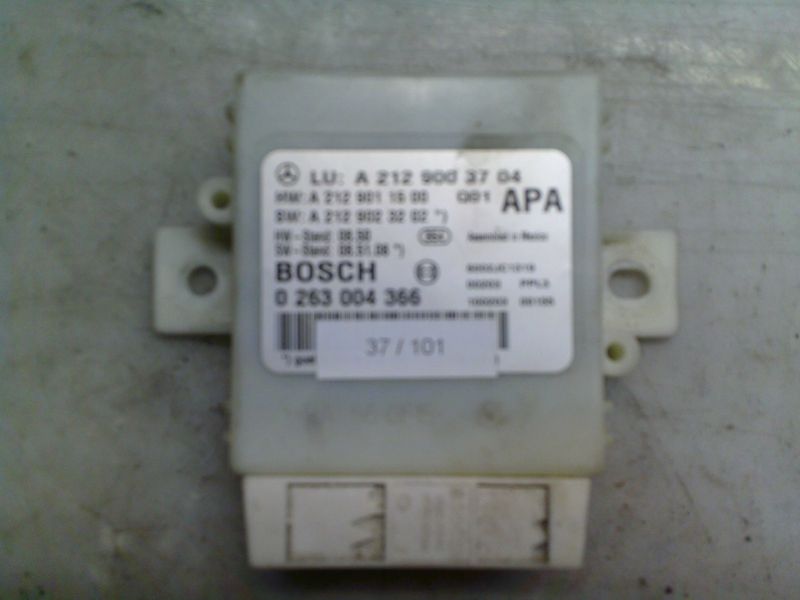 37-101 Centralina sensori parcheggio Bosch 0 263 004 366 0263004366 A 212 900 37 04 A2129011501 A2129023202 Q01 MERCEDES  CLASSE E