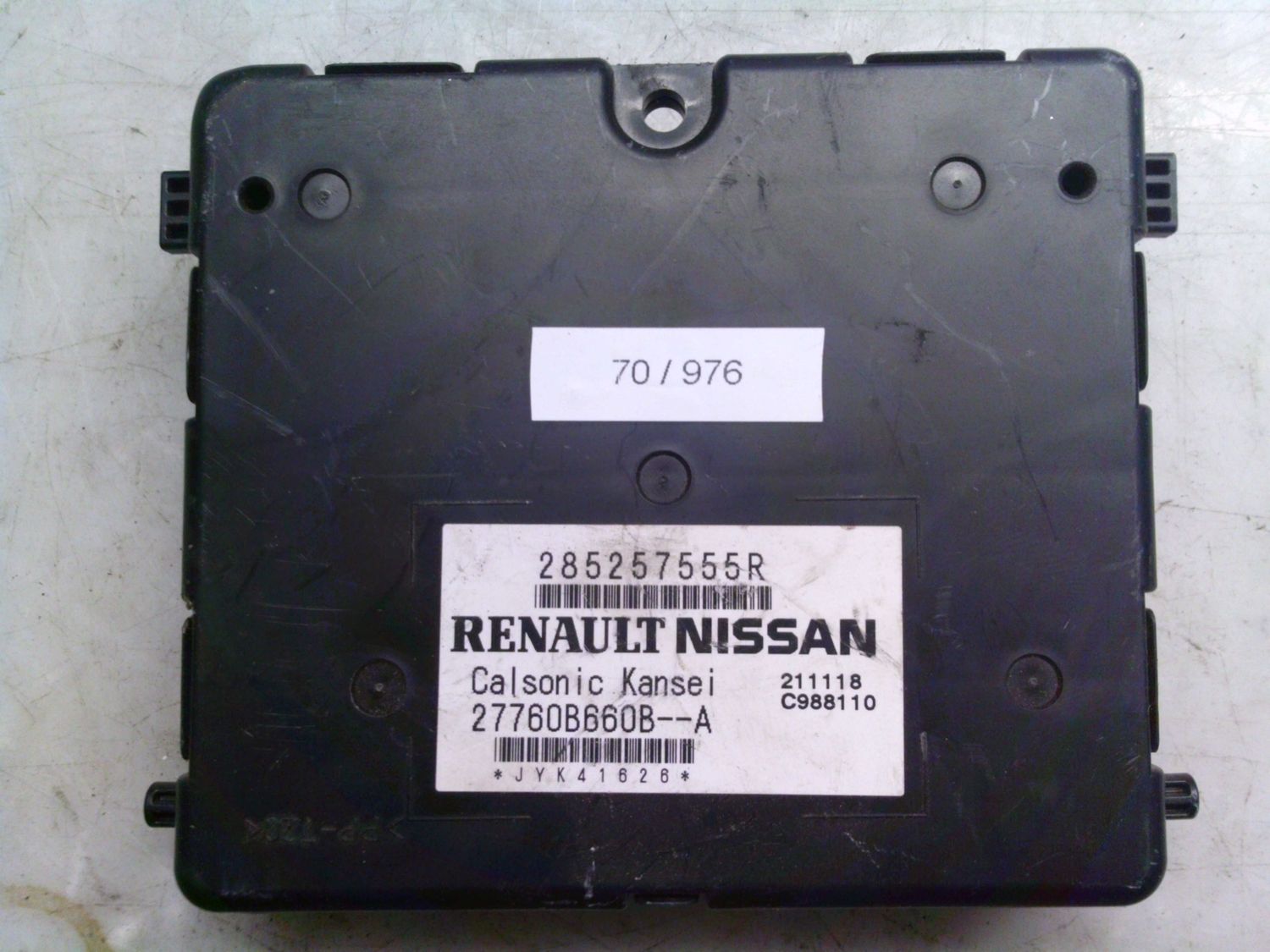 70-976 Centralina Clima Calsonic Kansei 285257555R   27760B660B 211118 C988110  RENAULT  CLIO