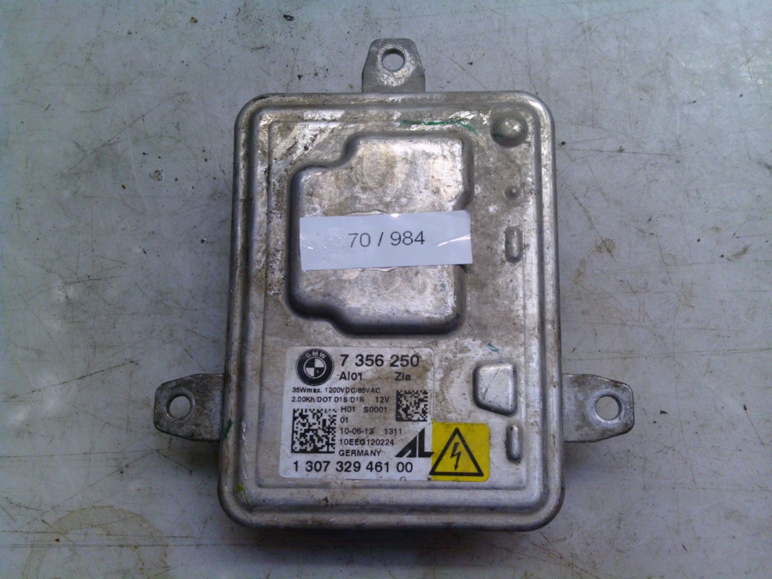 70-984 Centralina Fari Bmw 7 356 250 7356250 1 307 329 461 00    BMW  SERIE X